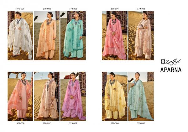 Zulfat Aparna Designer Cotton Casual Wear Dress Materials